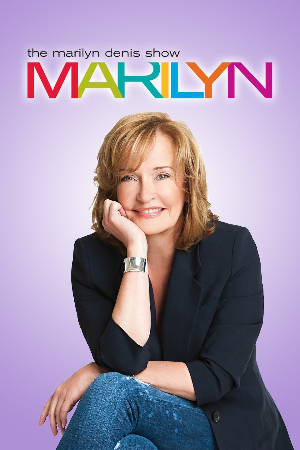 Marilyn Denis on set